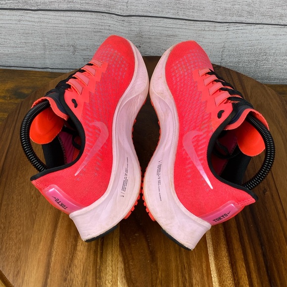 Nike Air Zoom Pegasus 37 Flash Pink Glow Running Shoe CZ9073-606 Women’s Size 9 - Picture 9 of 12